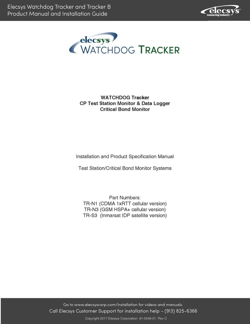 Elecsys WATCHDOG Tracker TR-N1 installation manual