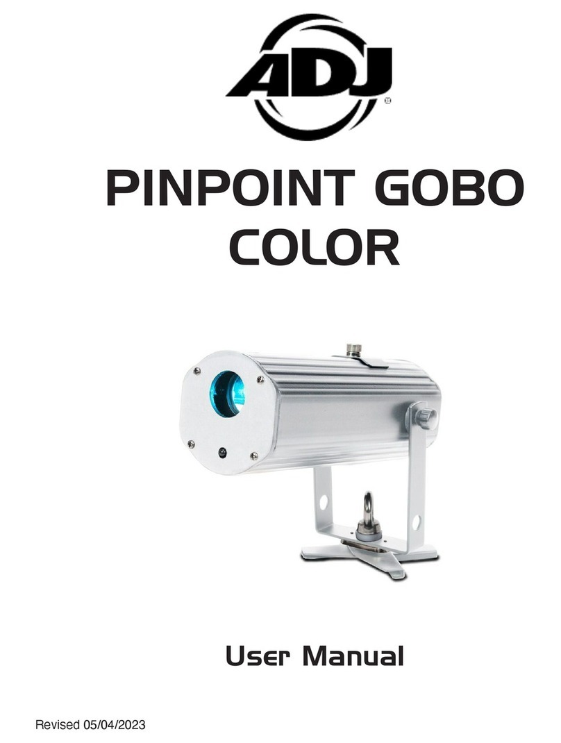 ADJ PinPoint Gobo COLOR User manual