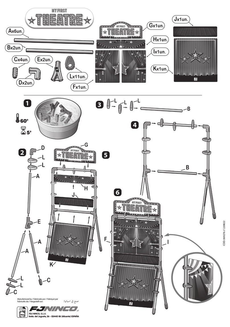 FJNINCO MY FIRST THEATRE Assembly instructions
