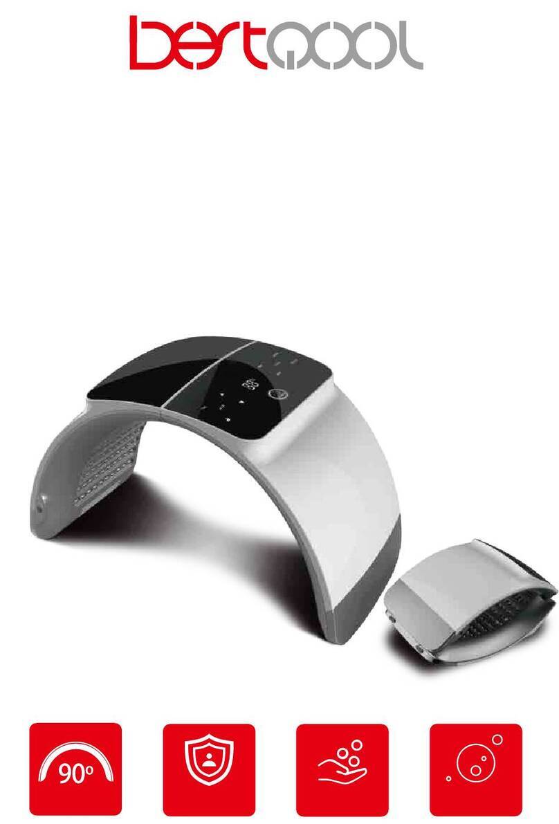 Bestqool 7 LED Photon Light Therapy Device user manual