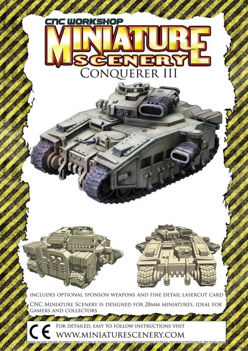 CNC Workshop Miniature Scenery Conquerer III User manual