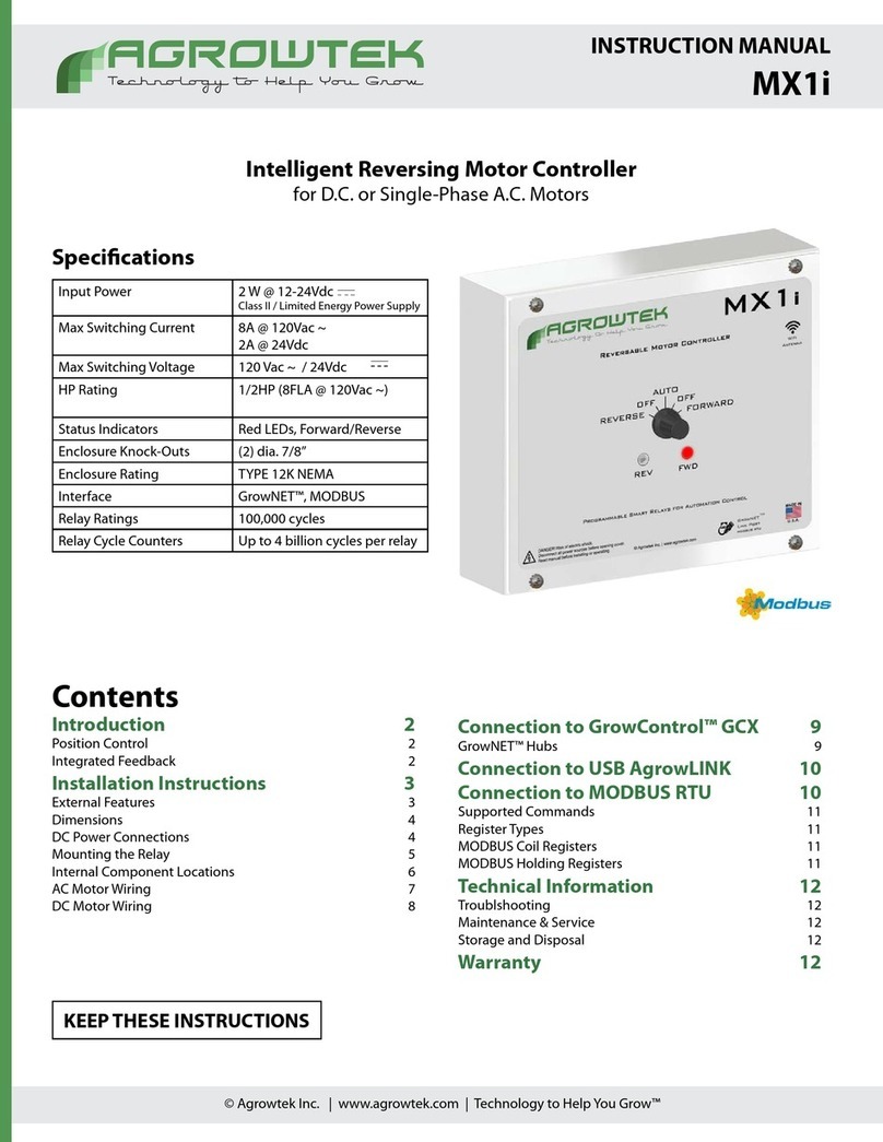 Agrowtek MX1i instruction manual