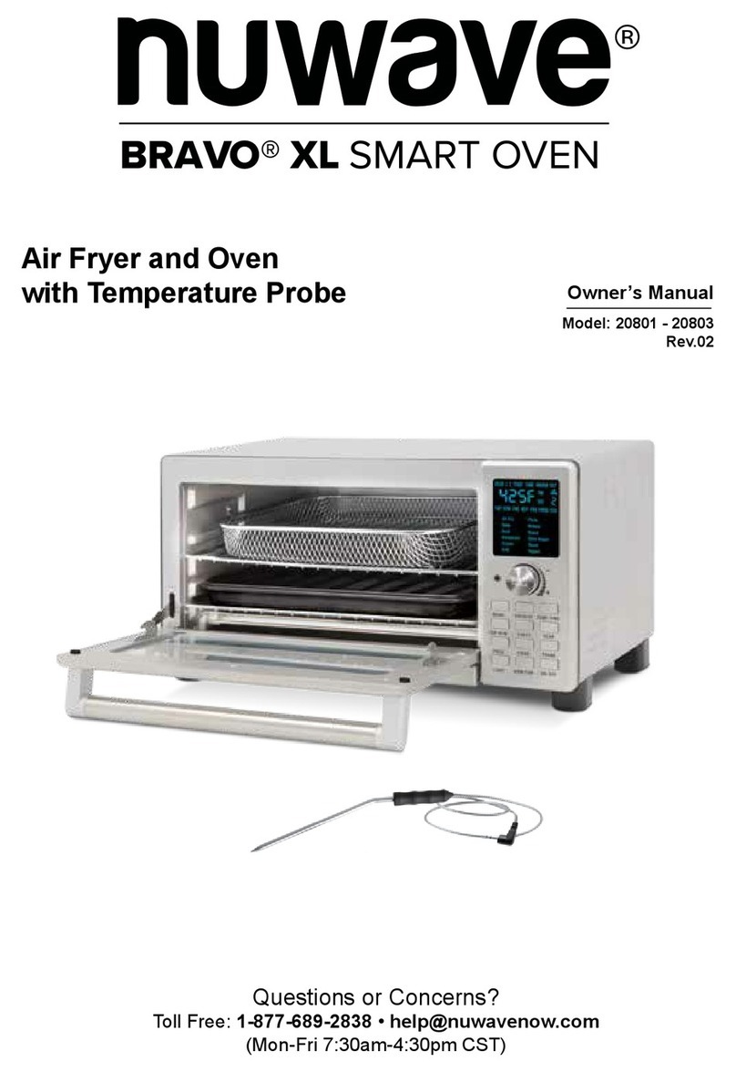 NuWave BRAVO XL SMART OVEN User manual