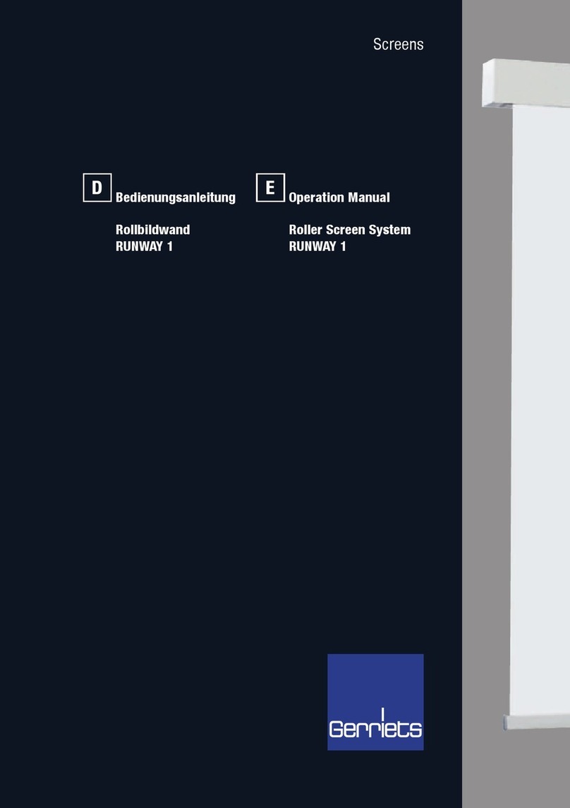Gerriets RUNWAY 1 Operation manual