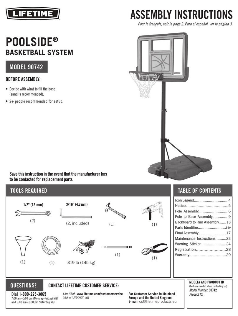 Lifetime POOLSIDE 90742 User manual