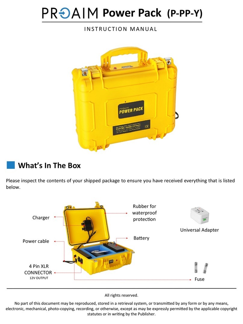 PROAIM Power Pack User manual