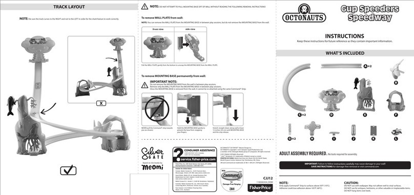 Fisher-Price Octonauts Gup Speeders Speedway CJJ12 instructions Fisher-Price Octonauts Gup Speeders Speedway CJJ12 instructions