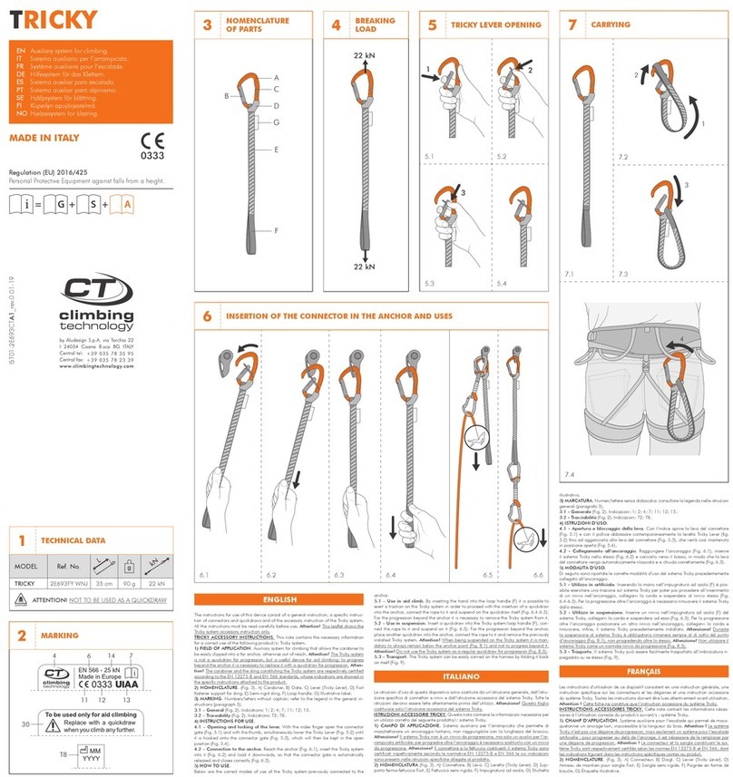 Climbing Technology TRICKY User manual