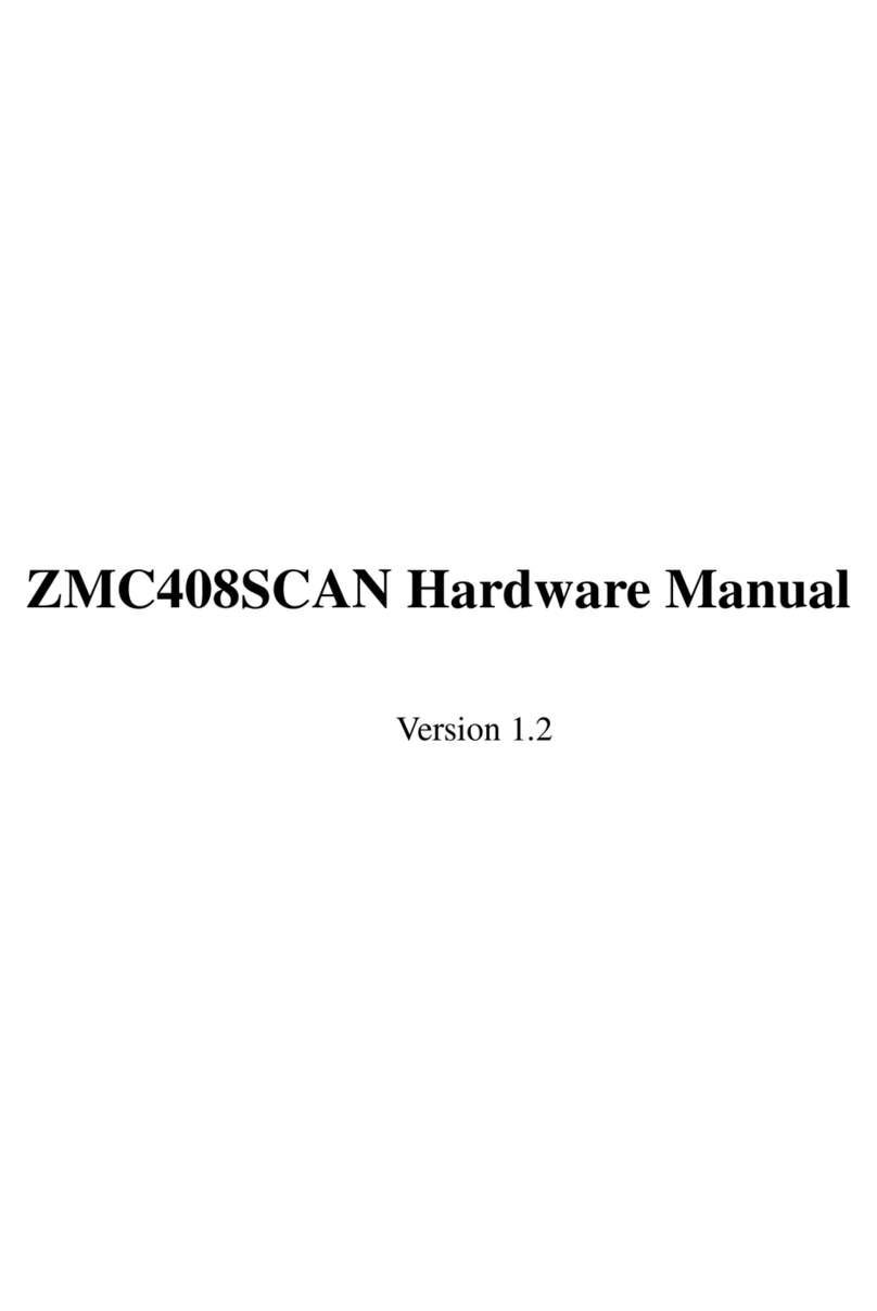 Zmotion ZMC408SCAN Hardware manual