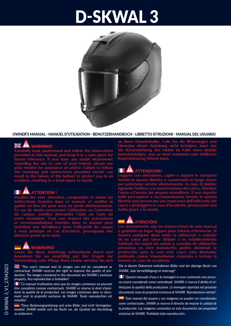 Shark D-SKWAL 3 owner's manual