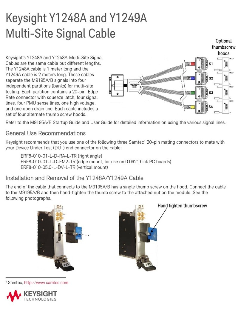 Keysight Technologies Y1248A installation guide Keysight Technologies Y1248A installation guide