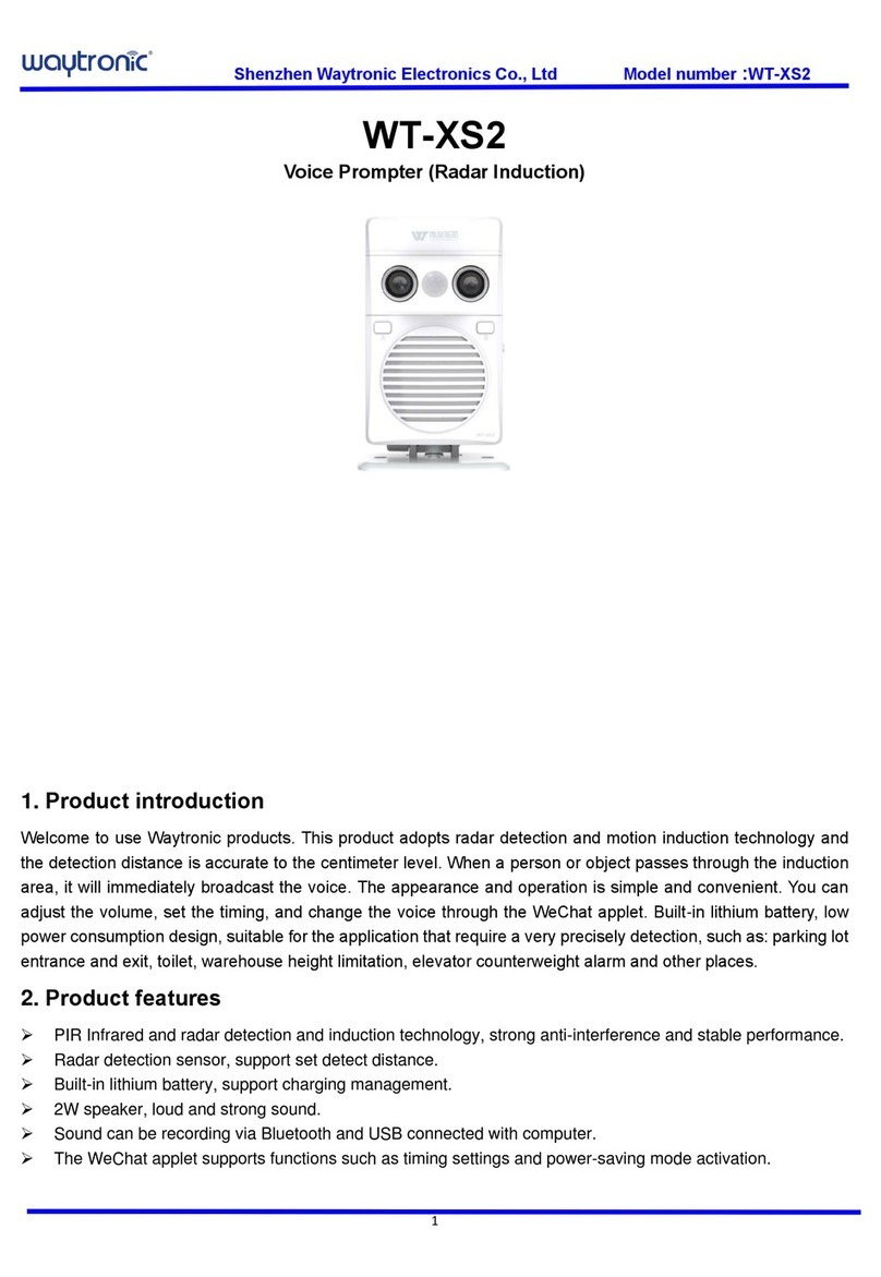 Waytronic WT-XS2 manual