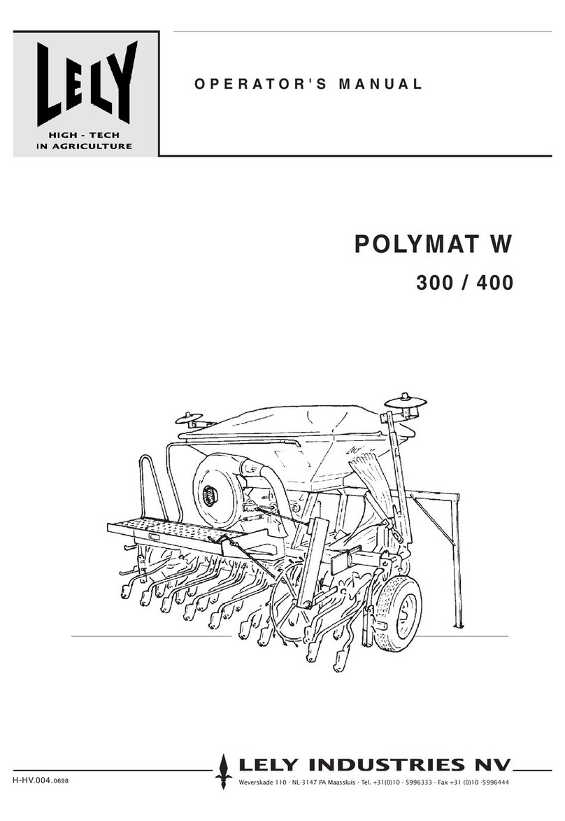 LELY POLYMAT 300W Operator's manual