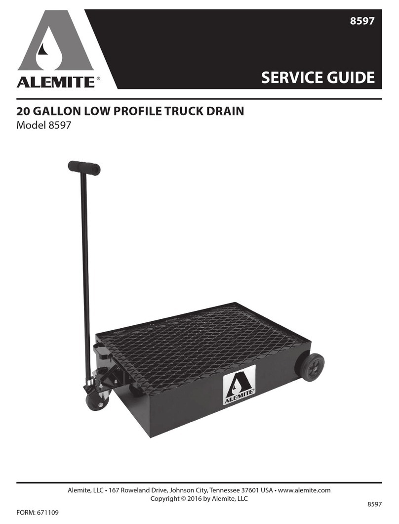 Alemite 8597 User manual