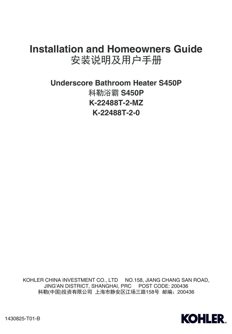 Kohler S450P User manual Kohler S450P User manual
