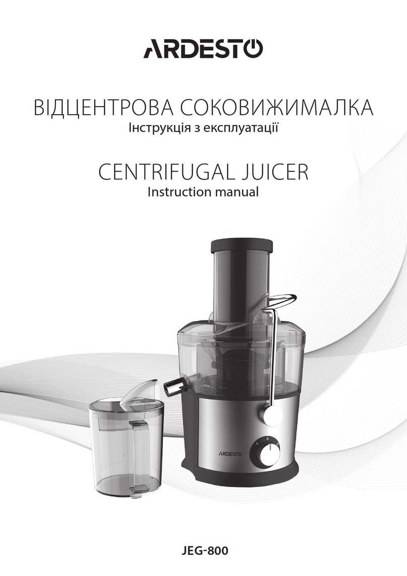 ARDESTO JEG-800 instruction manual