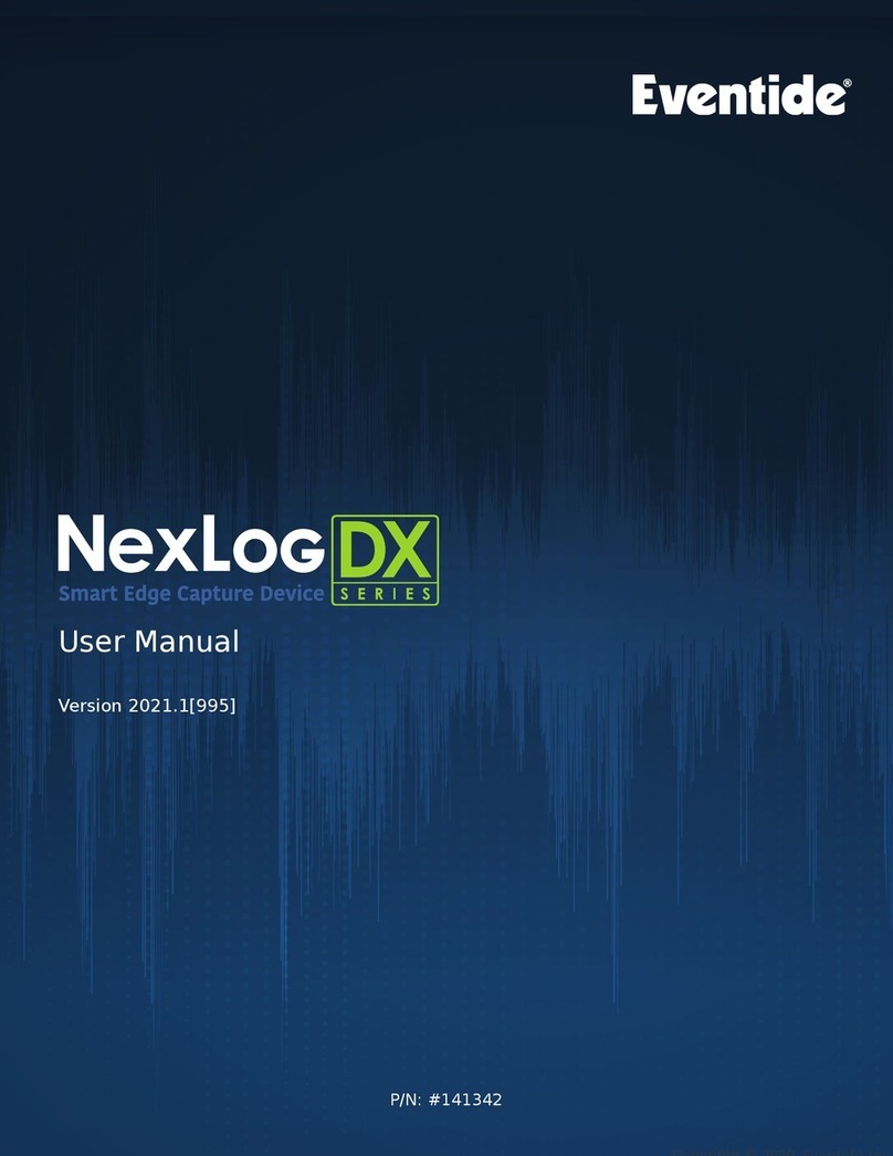 Eventide NexLog DX Series user manual