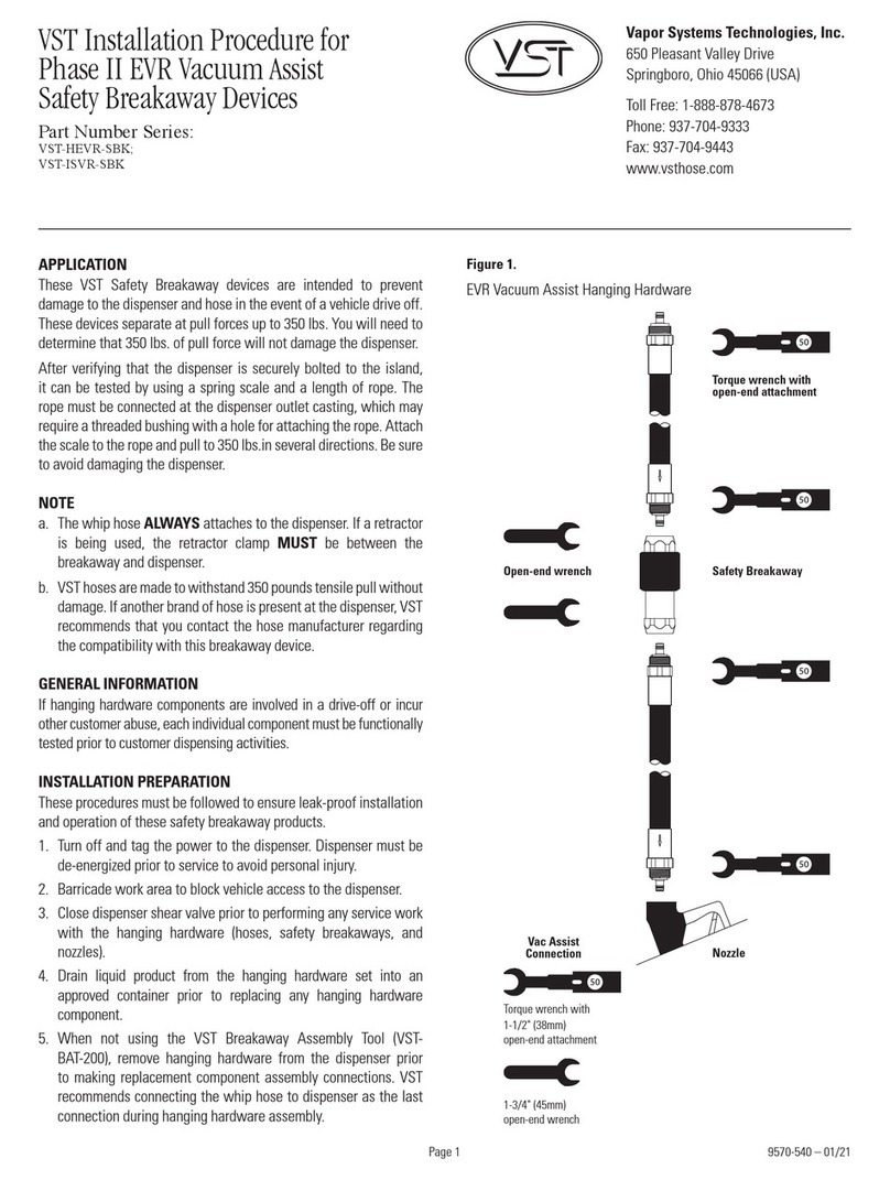 VST VST-HEVR-SBK INSTALLATION PROCEDURE