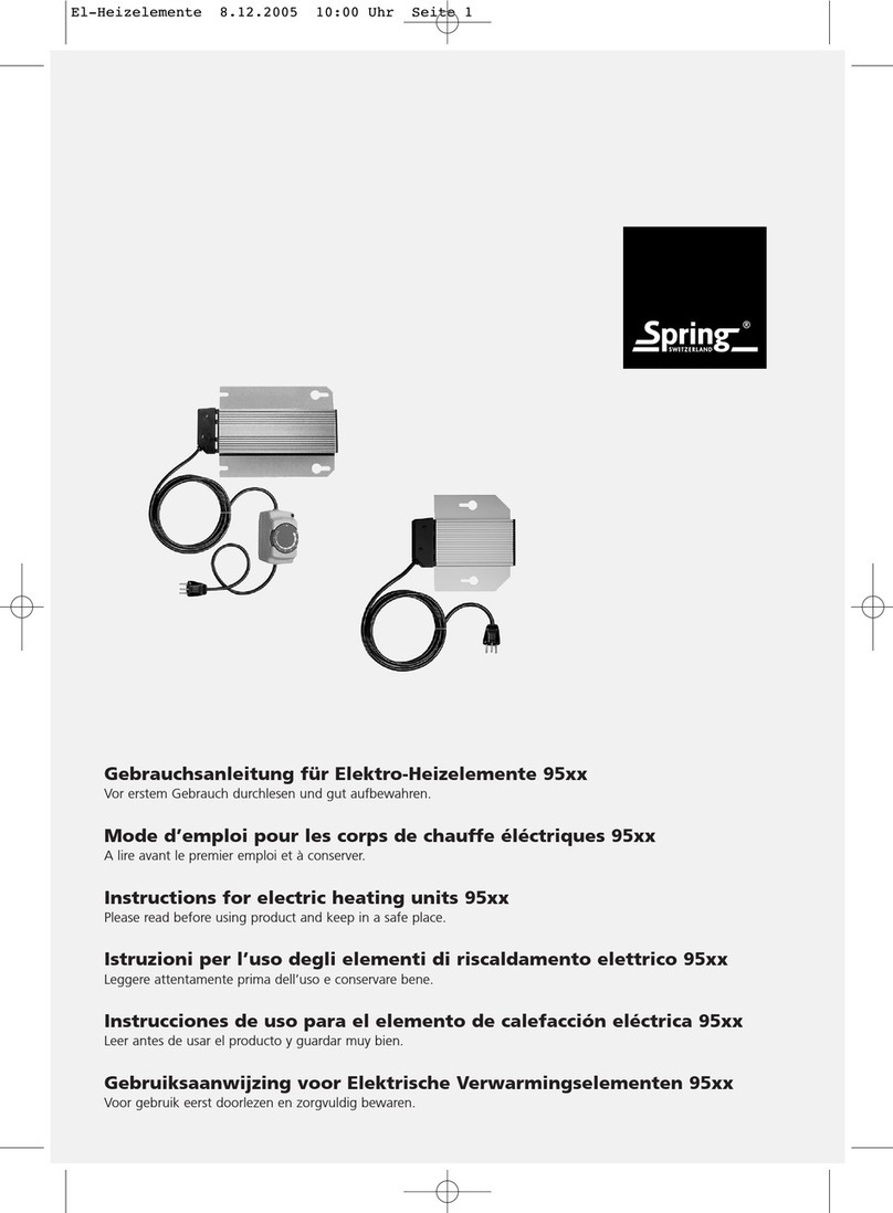 Spring 95 Series instructions