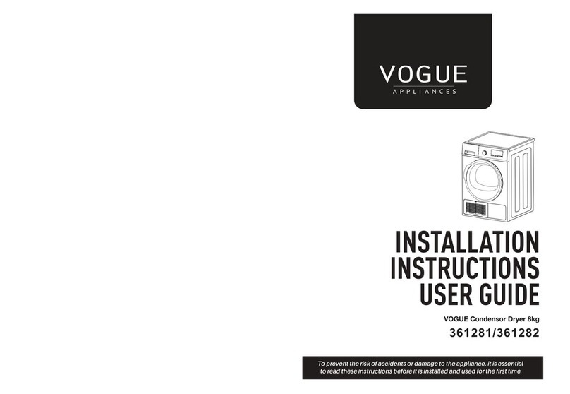 Vogue 361281 installation instructions