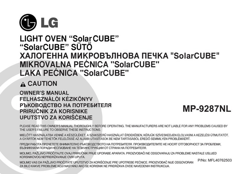LG SolarCUBE owner's manual