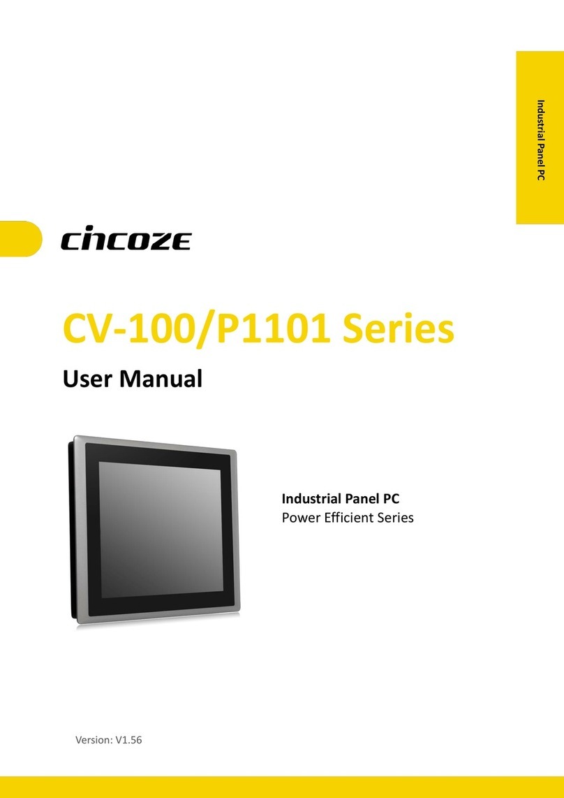 Cincoze Performance & Power Efficient Series User manual