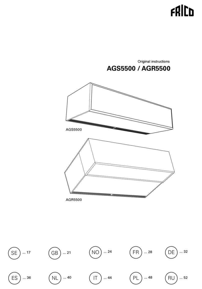Frico AGS5500 User manual