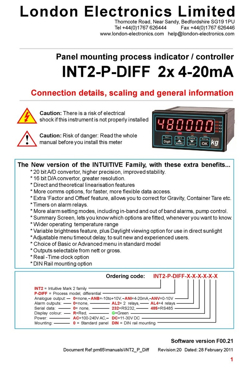 London Electronics INT2-P-DIFF manual