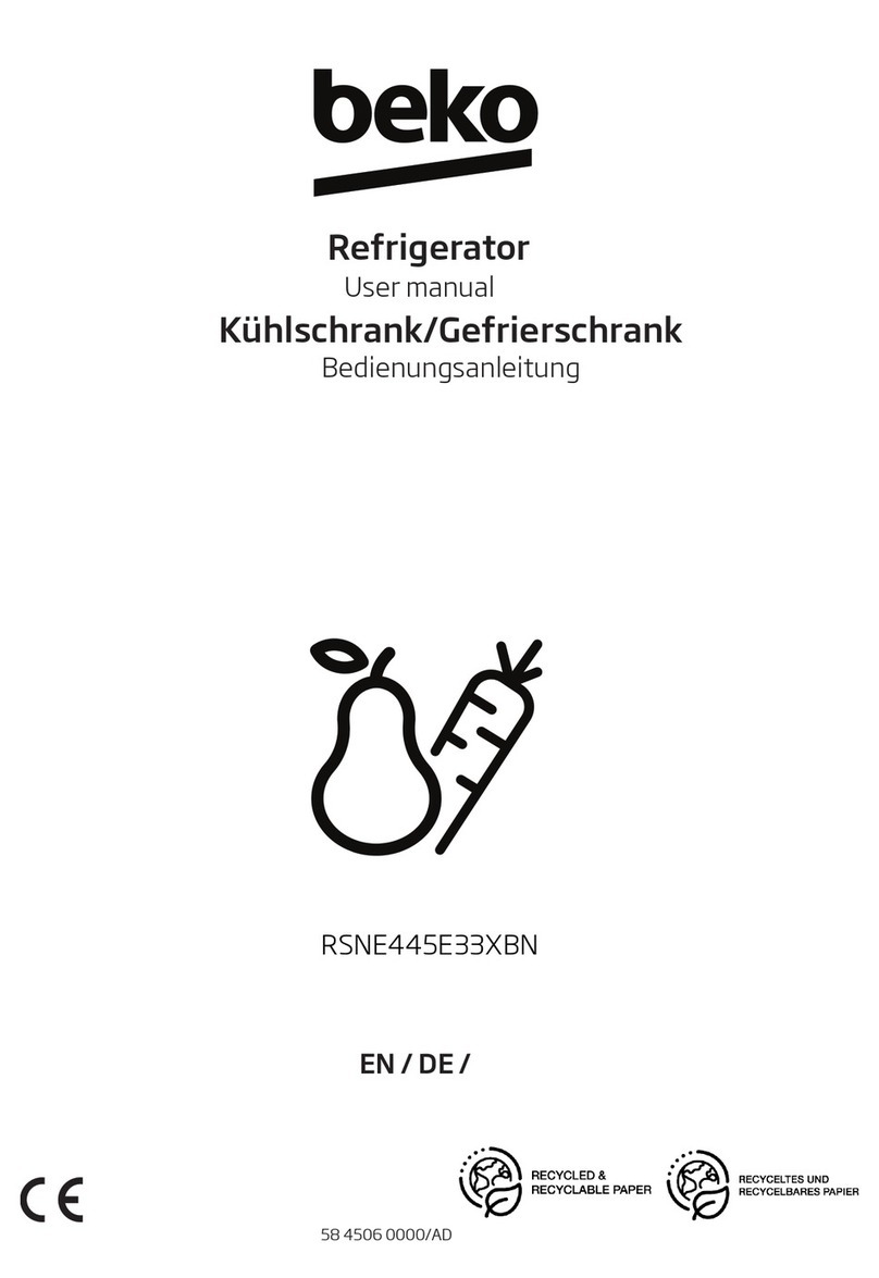 Beko RSNE445E33XBN user manual