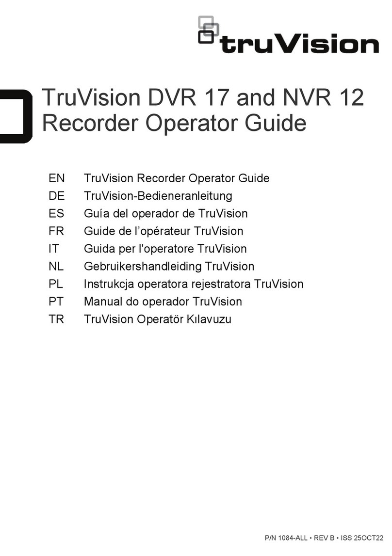 Carrier Aritech TruVision DVR 17 Operator's guide