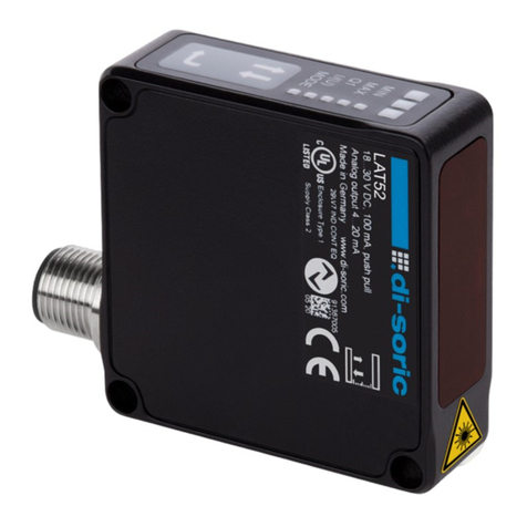 Di-soric LAT52-500IU-B5 User manual Di-soric LAT52-500IU-B5 User manual