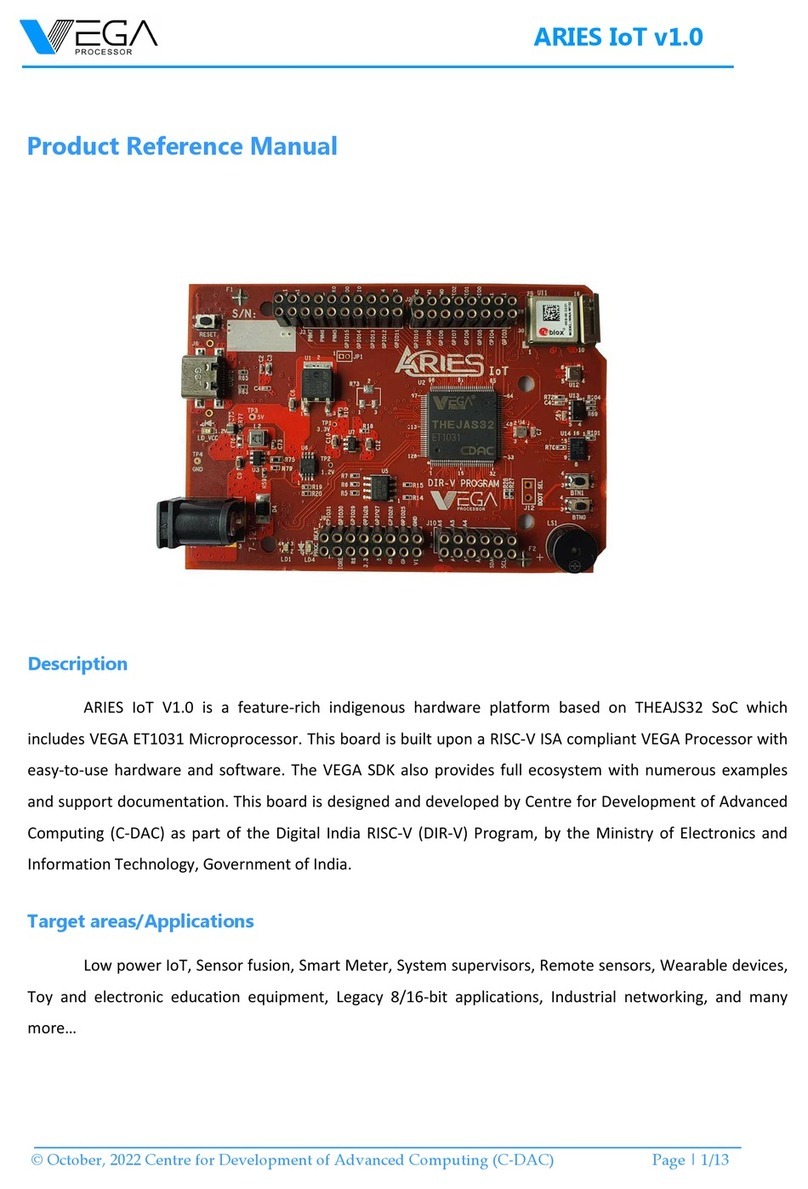 Vega ARIES IoT Product reference manual