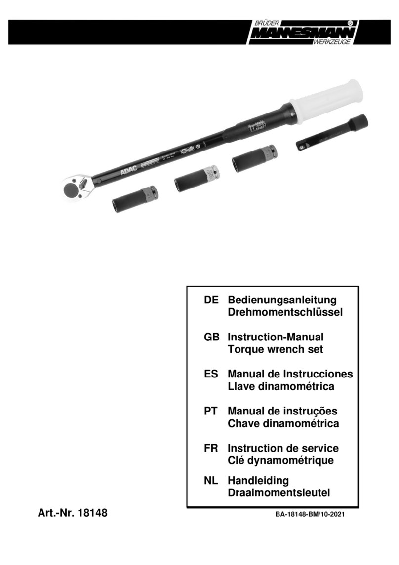 Mannesmann 18148 instruction manual