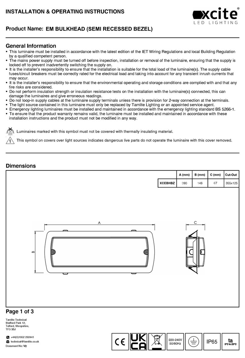 X-Cite EM BULKHEAD Manual