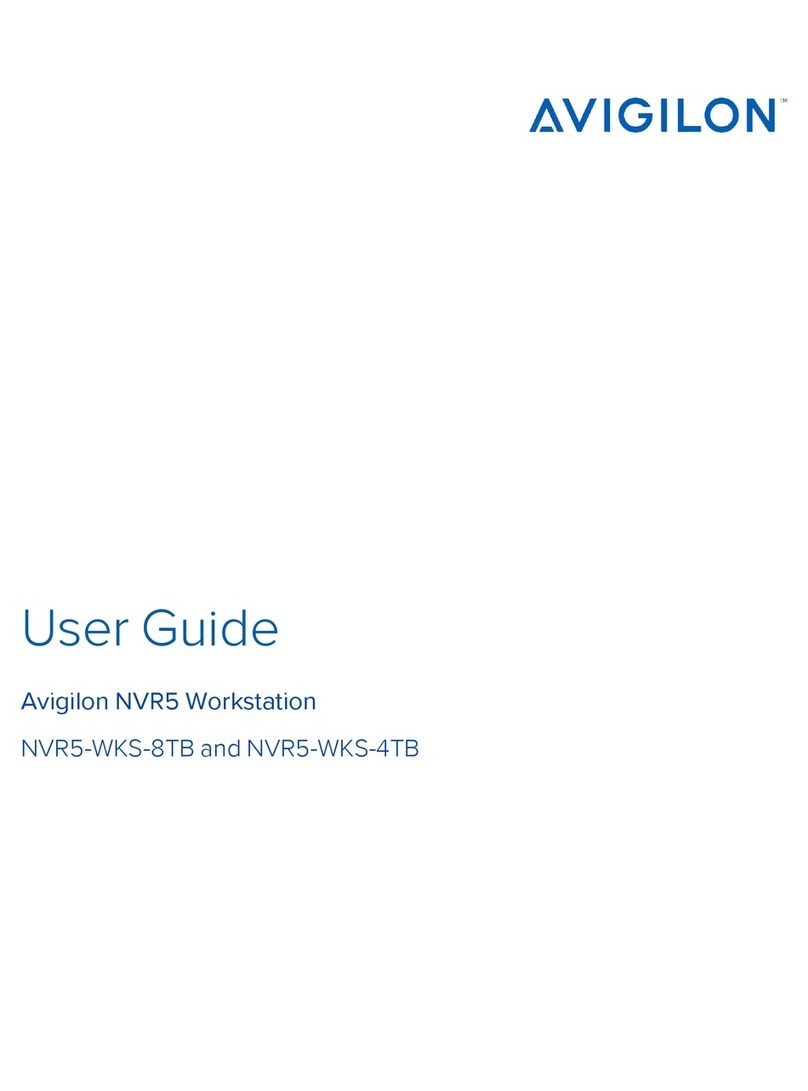 Avigilon Premium NVR5 Series User manual Avigilon Premium NVR5 Series User manual