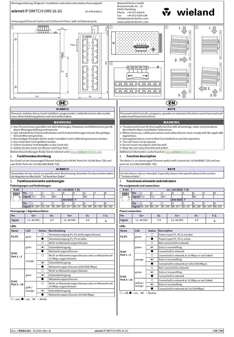 Wienet UMS 16-2G quick start guide