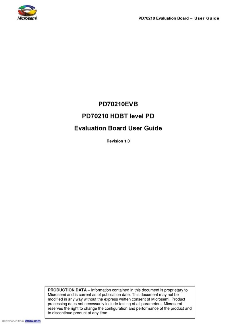 Microsemi PD70210EVB user guide