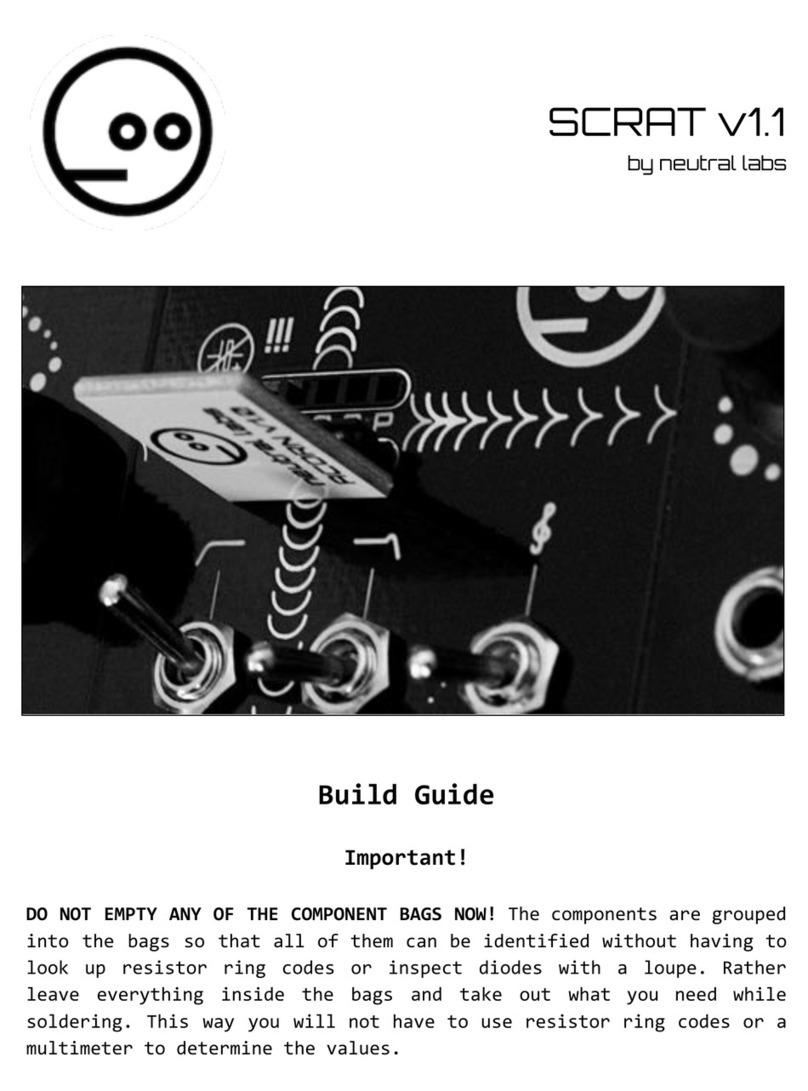 neutral labs SCRAT v1.1 instruction manual