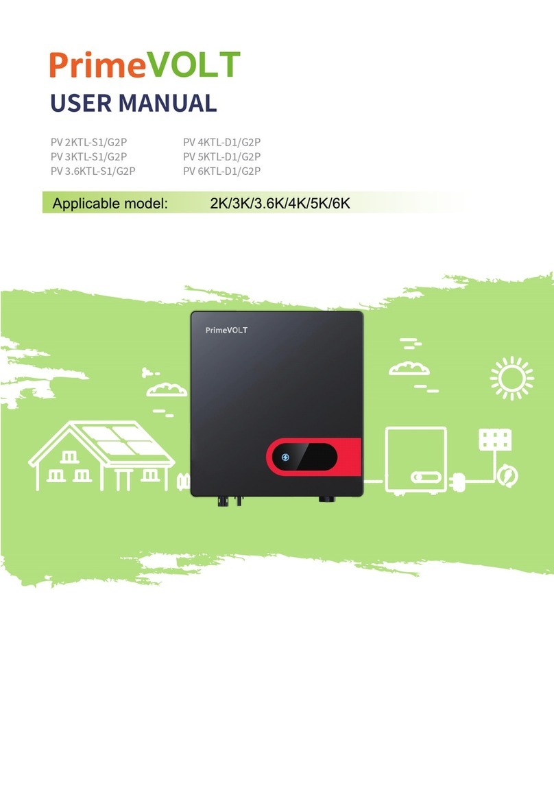 PrimeVOLT PV2KTL-S1/G2P user manual