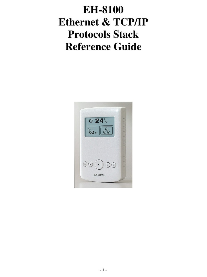 Advantech EH-8100 User manual