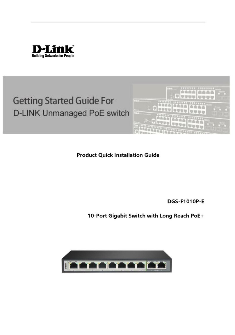 D-Link DGS-F1010P-E User manual