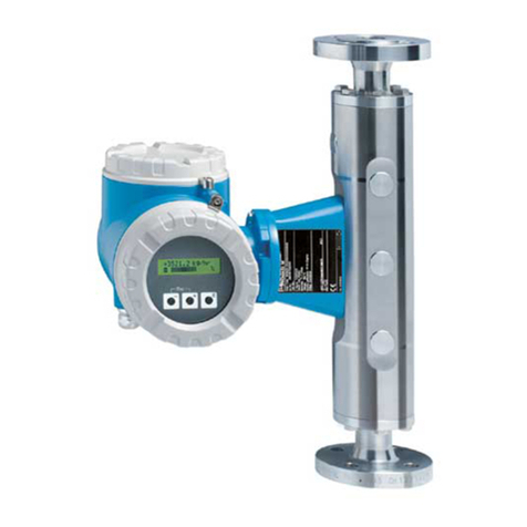 Endress+Hauser Proline Promass 80 User manual
