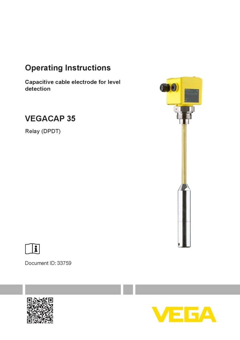 Vega VEGACAP 35 User manual Vega VEGACAP 35 User manual