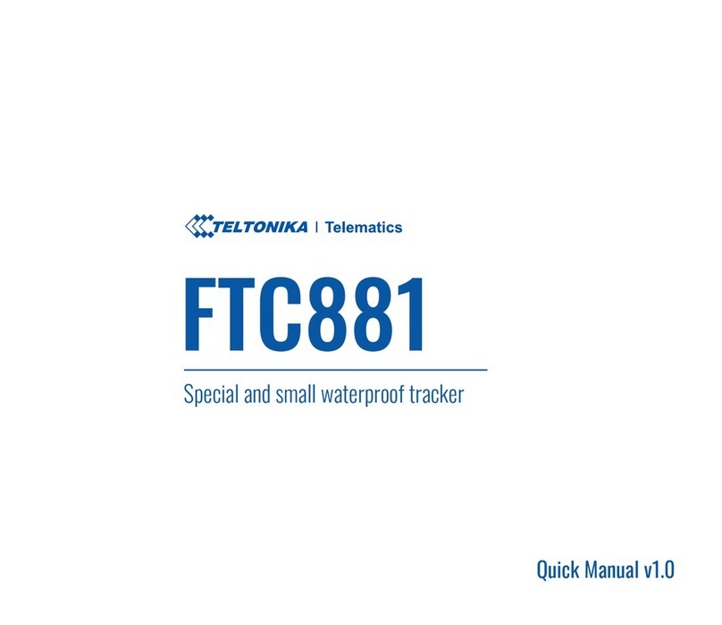 Teltonika Telematics FTC881 Installation guide