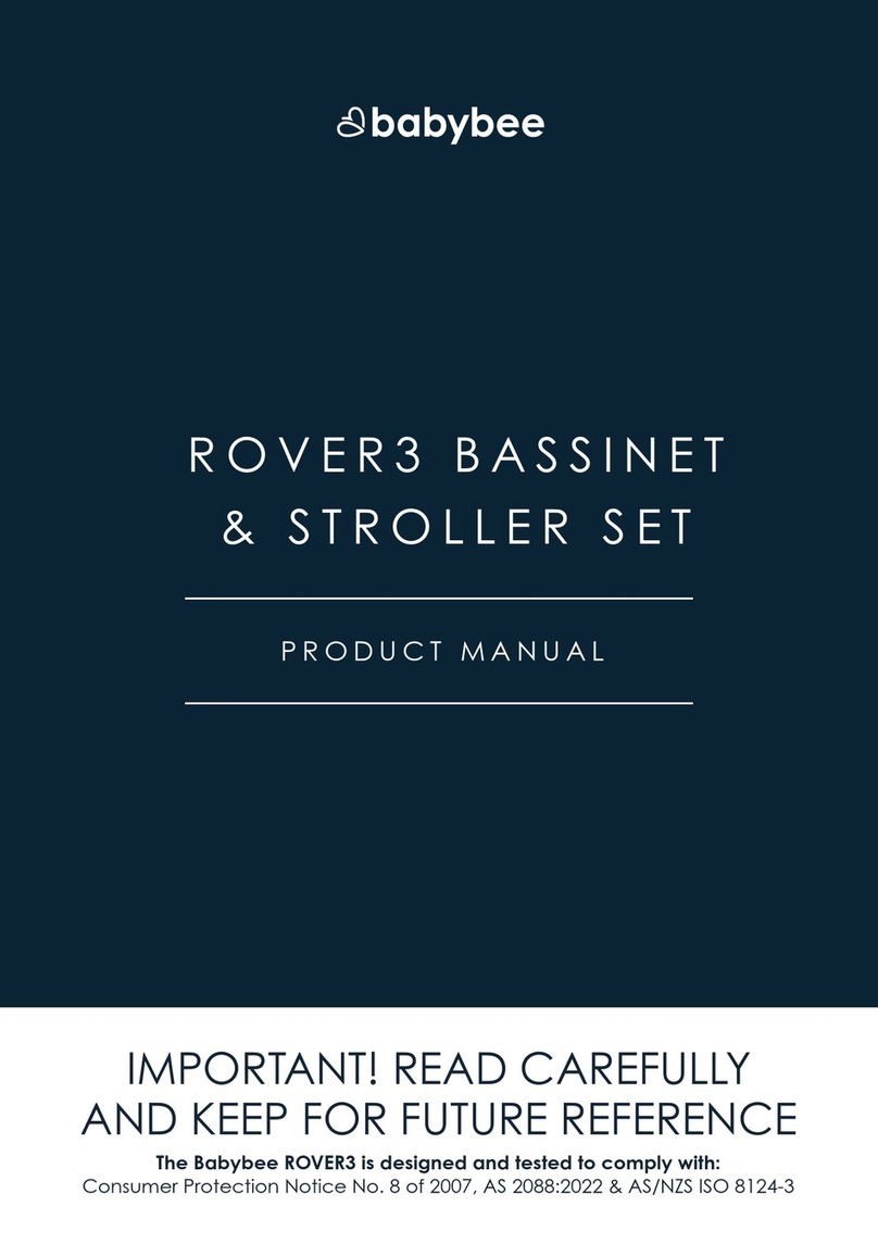 Babybee ROVER 3 Bassinet product manual