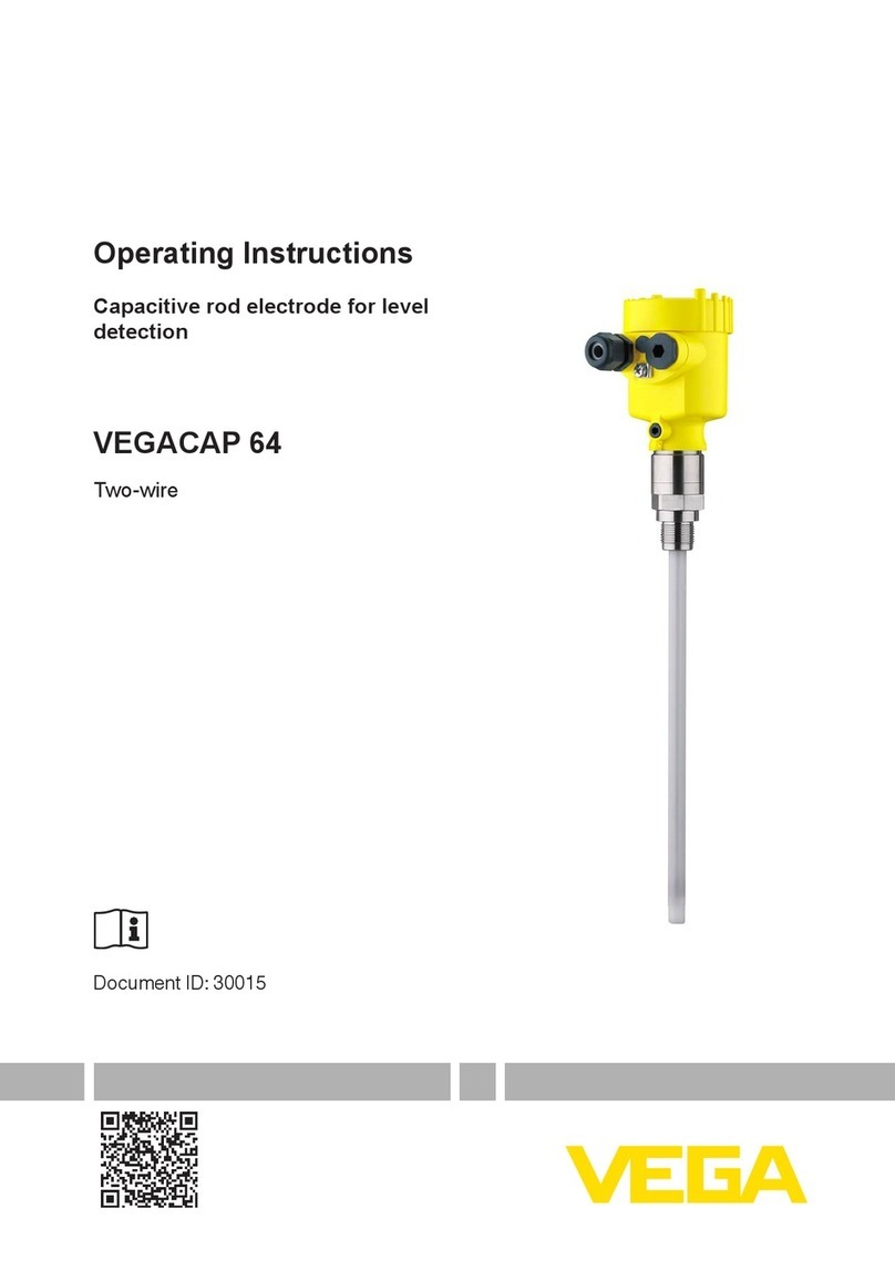 Vega VEGACAP 64 operating instructions