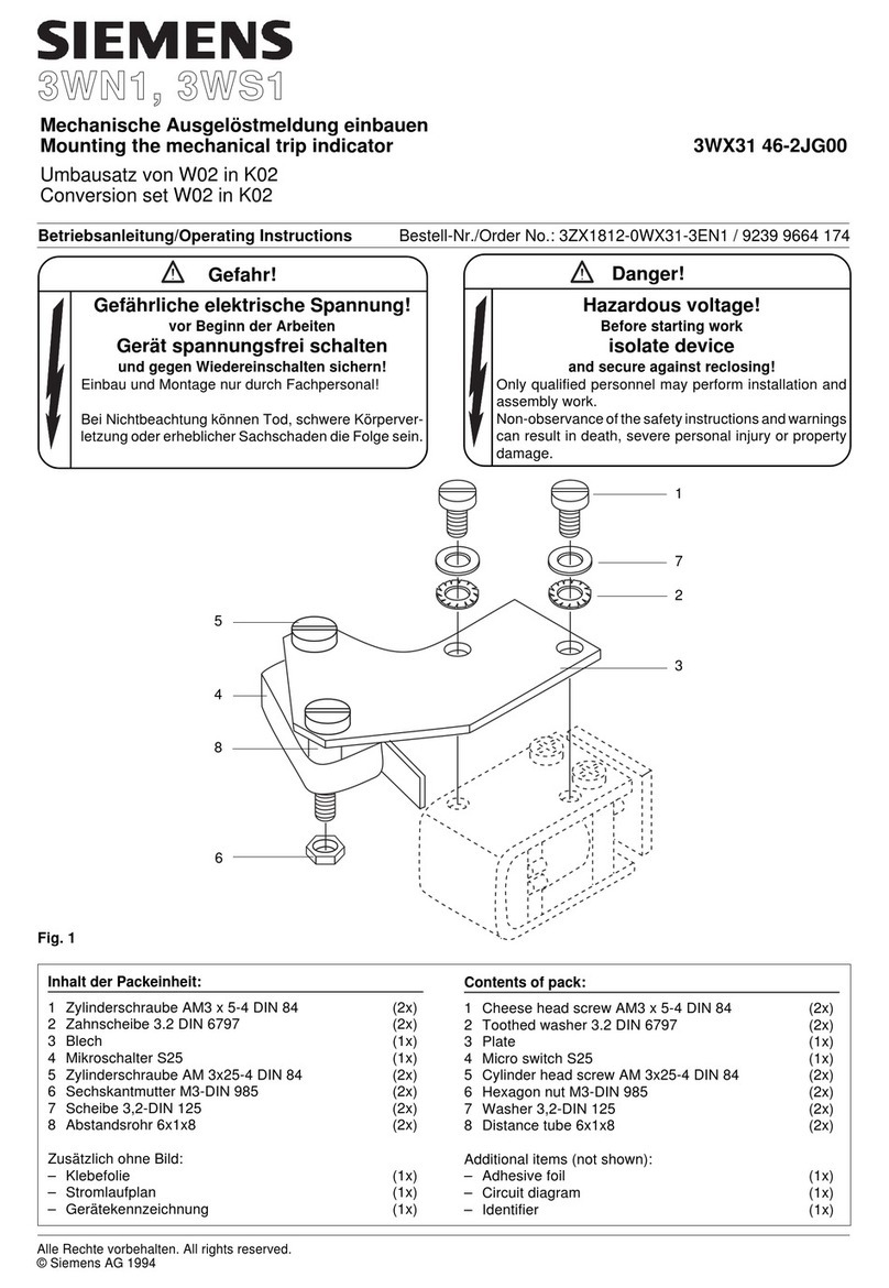 Siemens 3WN1 Guide Siemens 3WN1 Guide