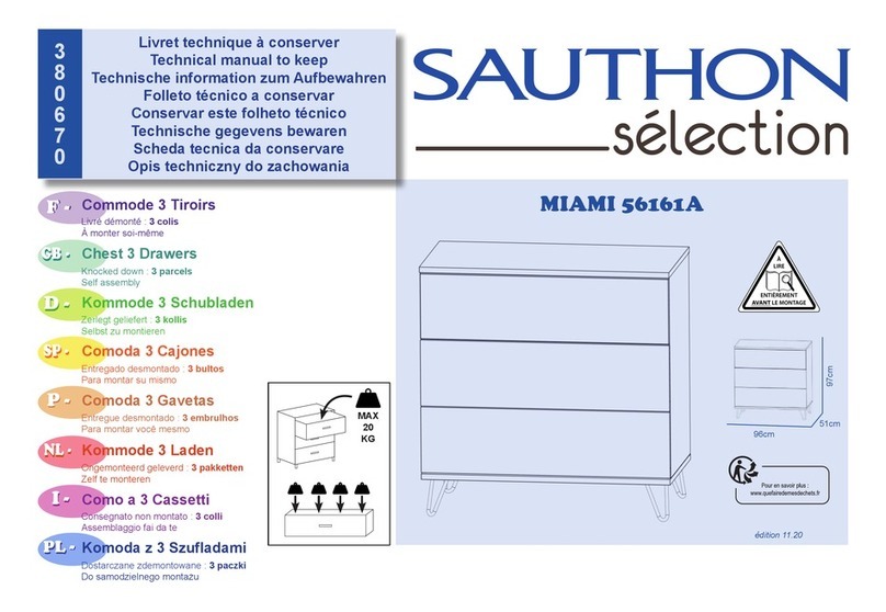 SAUTHON selection MIAMI 56161A User manual