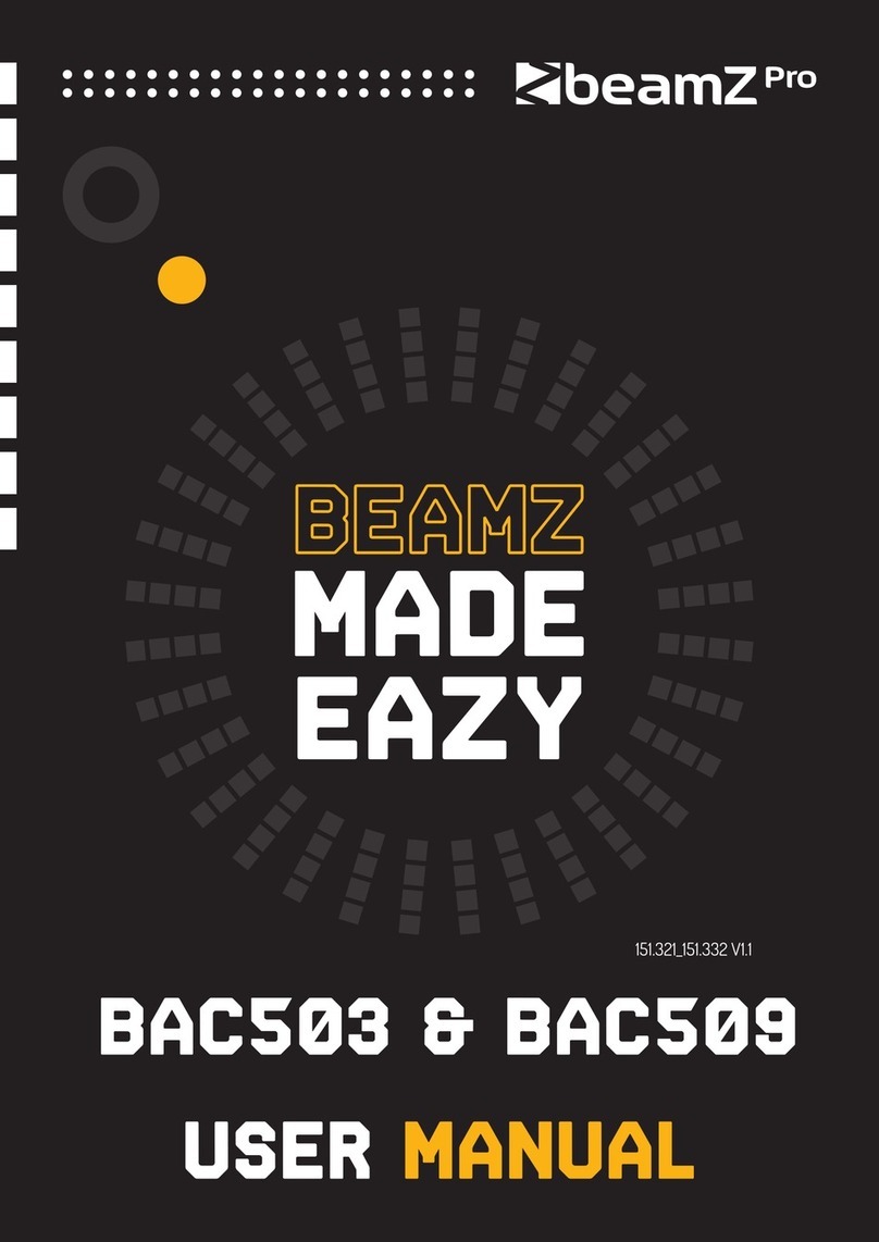 Beamz Pro BAC503 User manual