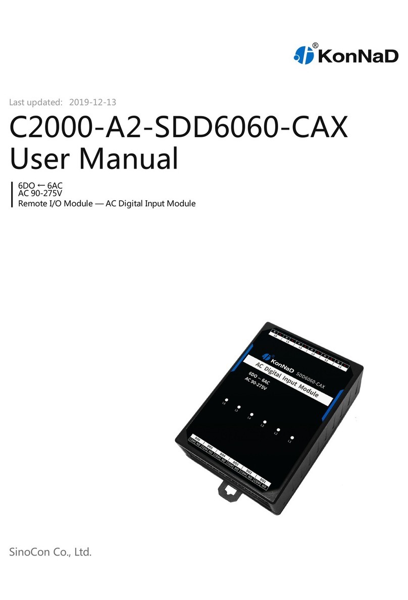 KonNad C2000-A2-SDD6060-CAX user manual